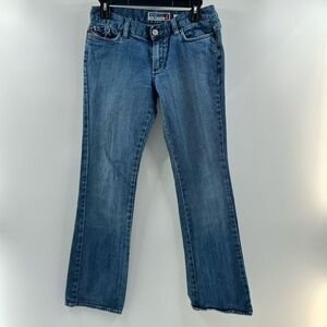 Vintage Old Navy Ultra Low Waist Straight Jeans – Size 2, Medium Wash